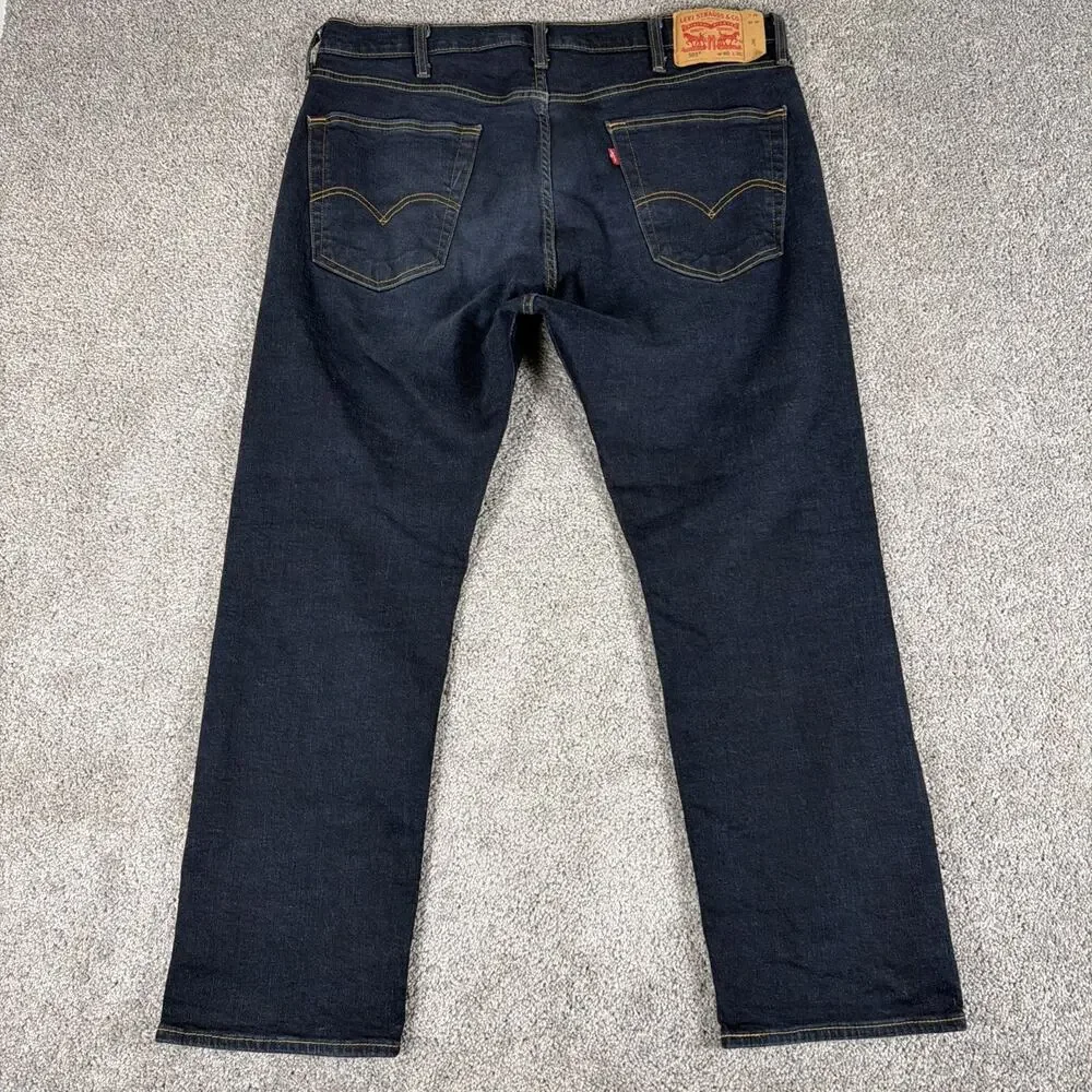 Levis 501 XX Jeans Mens 40x30 Rigid Indigo STF Raw Denim Stretch Straight Leg